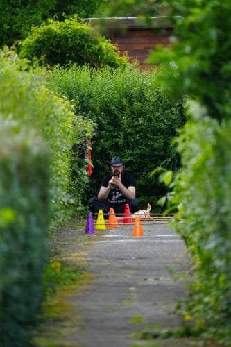 Betreuung der Kinderspiele, wenn kein Kind da war ;)
