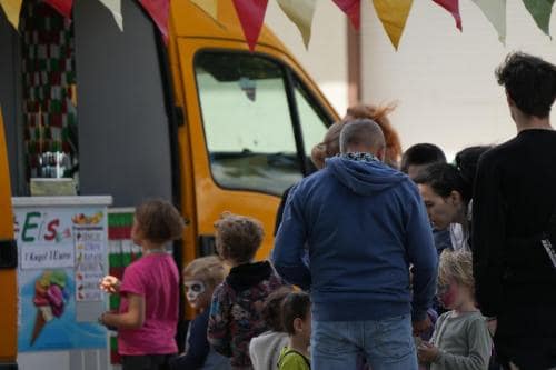 Der Eiswagen war auch da!